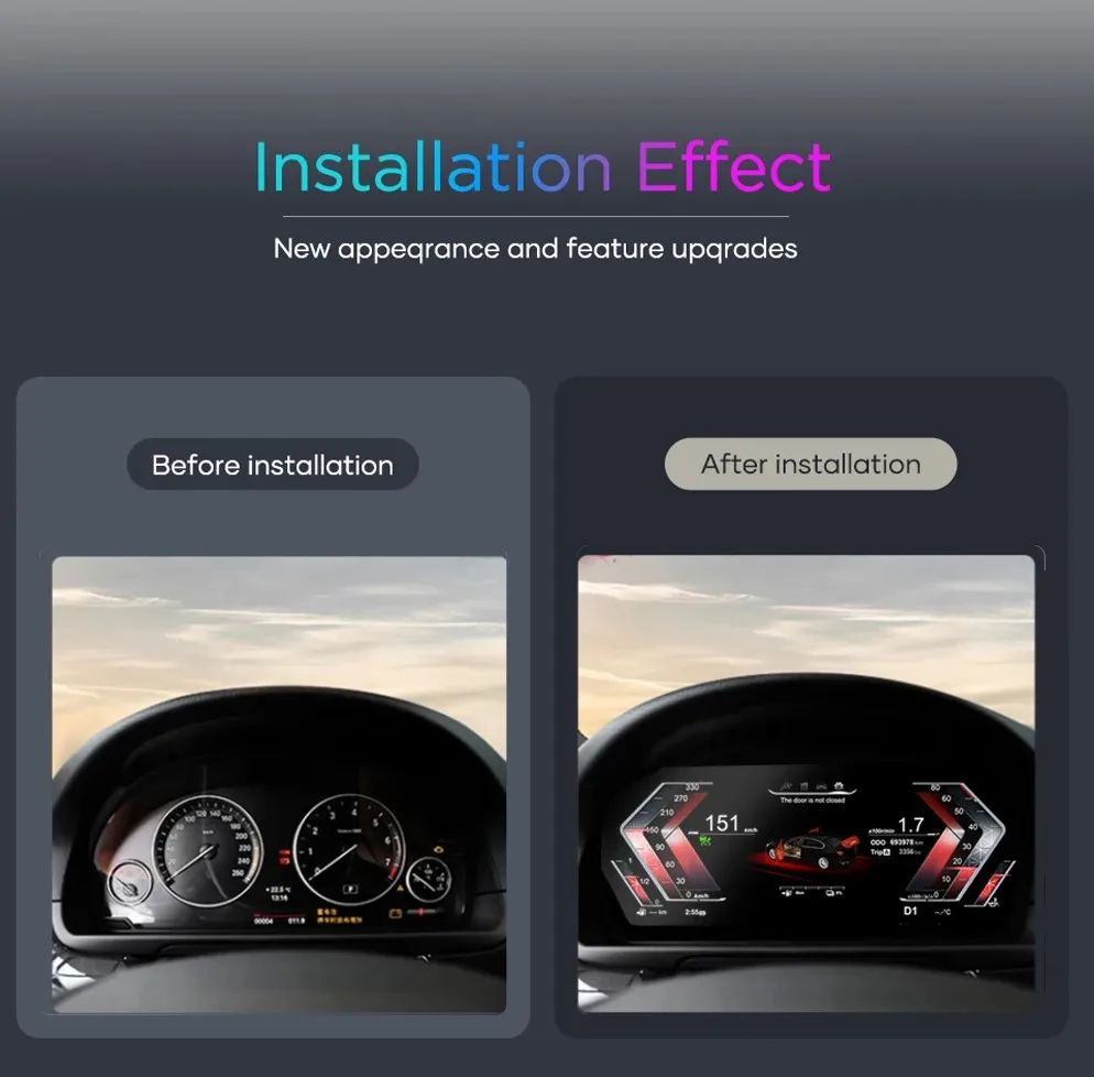 

2025 Latest Original Car Digital Cluster for BMW 1 2 Series F20 F52 F22 X1 F48 F49 X2 F39 LCD Instrument Speed Meter Dashboard