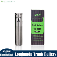 Original Long mada Motar 100W Trunk Battery 1300mah Powerful 510 Thread Automatic Mode Fit Crystal Tank/ Motar Tank Vape Pen