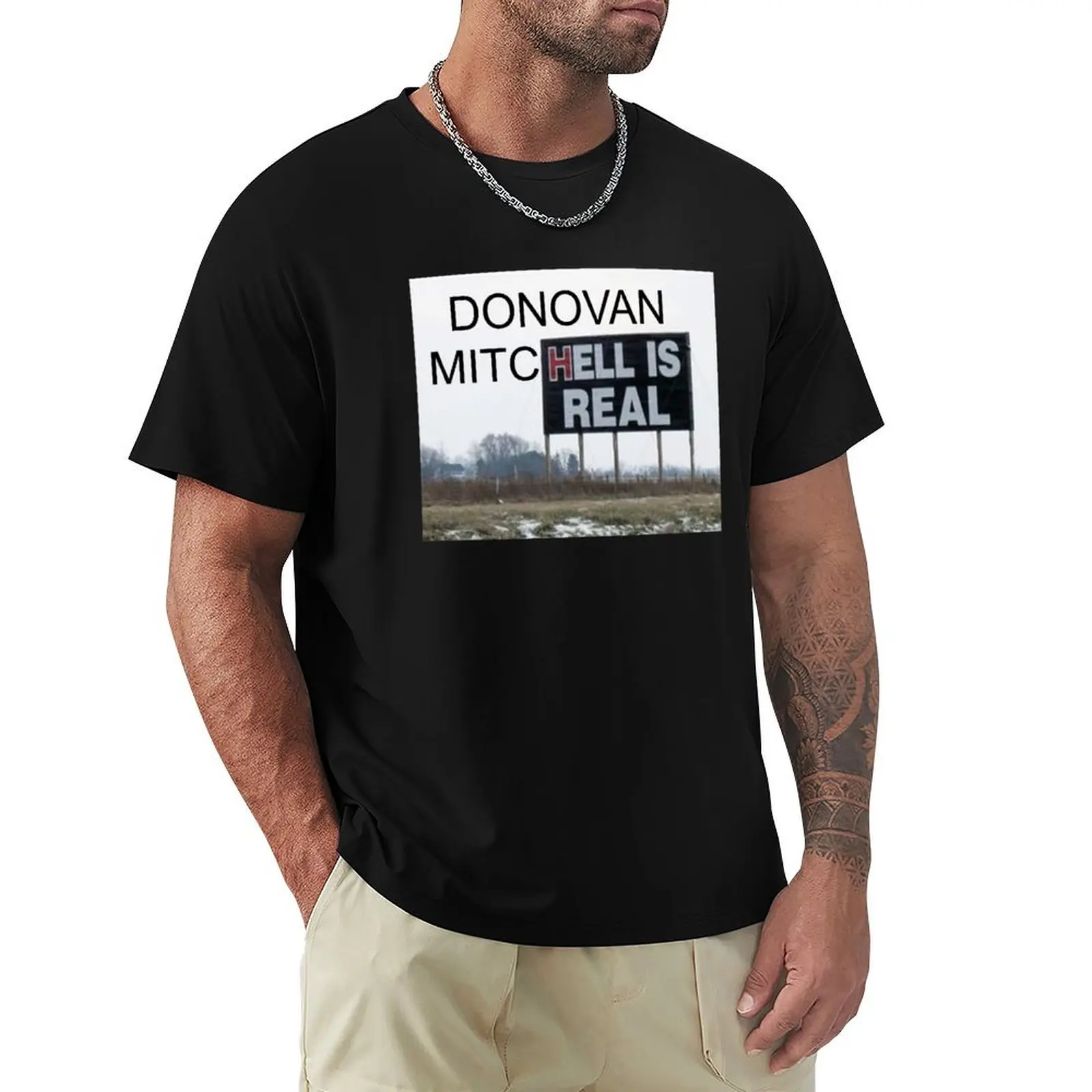 

Donovan Mitchell Is Real T-Shirt affliction shirts summer top fitted t shirts for men