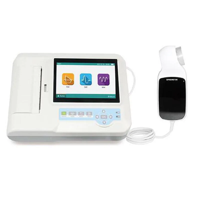 Contec SP100 Digital Spirometer LCD FVC VC SVC MVV Lung Function Pulmonary Device Breathing Diagnostic Device Software