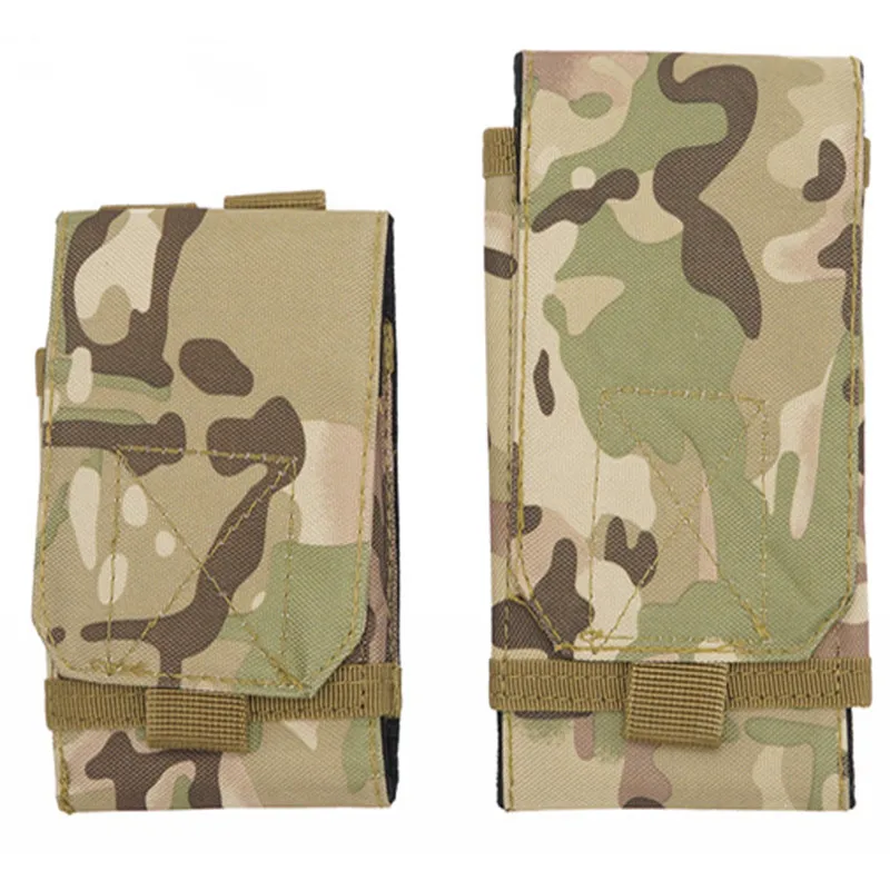 Outdoor Camouflage Bag Army Phone Holder Sport Waist Belt Case Waterproof Nylon Sport Camo Bags