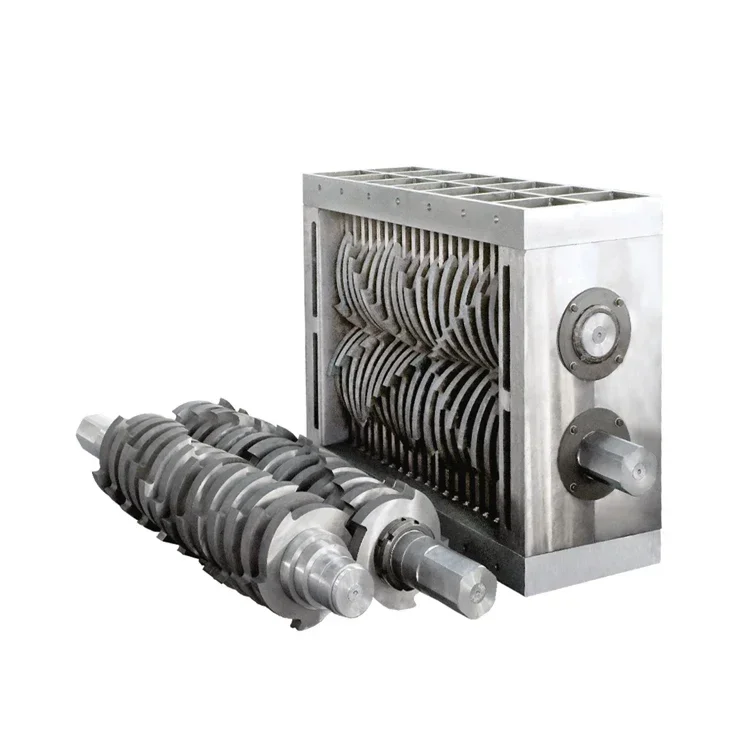 

Large Oil Barrel Wood Crushing Machine Plastic Waste Shredder Knife Box Chassis