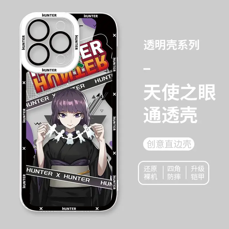 Full Time Hunter Apple 16 Phone Case Anime Cartoon iphone15promax for 12 Killua 14 Pro New XSMAX Phone Case Holiday Gift kawaii