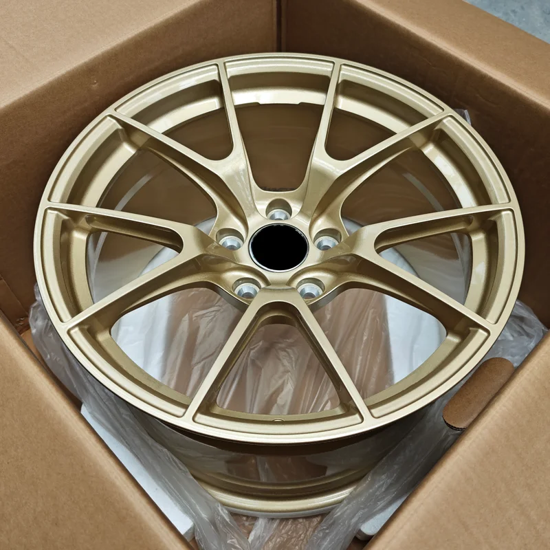 18-24 Inch Gold Ultra Light One Piece Forged VS-5RS Style Racing Wheel Rims Universal Passenger Car Aftermarket Wheels view 2