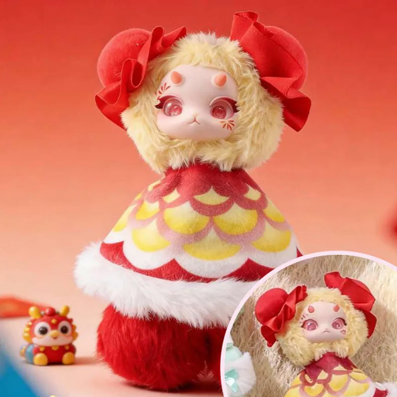 

Tutulong Cat Wish Series Blind Box Kawaii Anime Doll Mystery Box Bag Pendant Keychain Collectible Model Toys Gift for girl