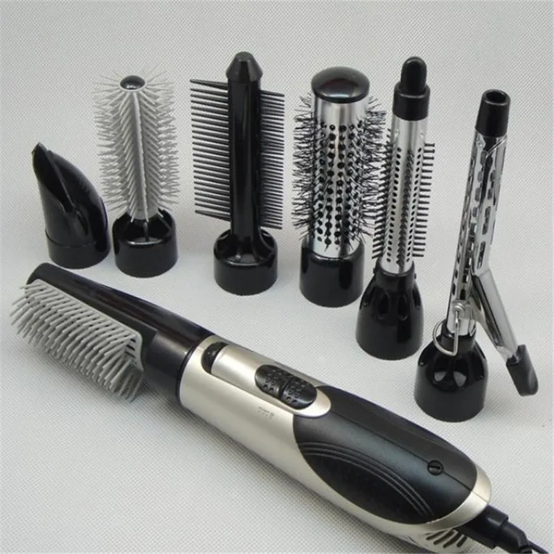فرشاة تصفيف الشعر الكهربائية ضربة الجافة مجفف الهواء الساخن السلس مشط فرد بكرة الشعر تفجير فرشاة منفاخ فرشاة الشعر صالون مجفف شعر