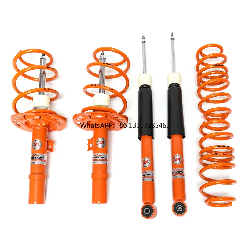 

EDDYSTAR 24 Levels Damping Adjustable Set Shock Absorbers Comfortable Soilover Suspension Kit for Honda Civic FC1