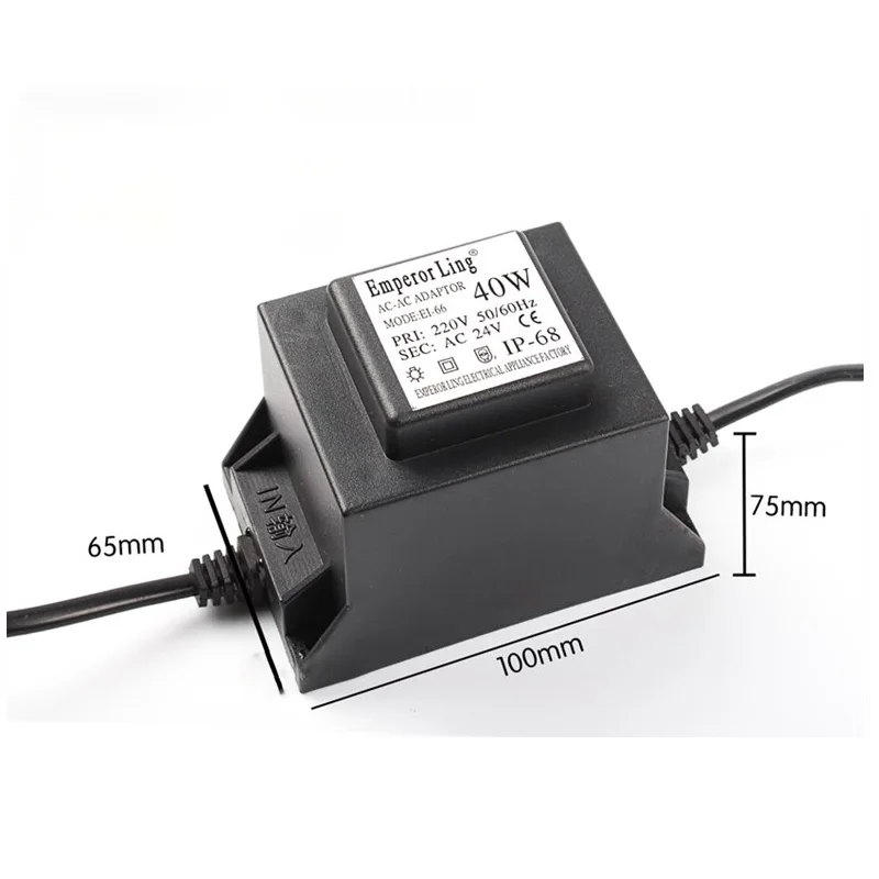 Electronic transformer AC12V AC24V waterproof IP68