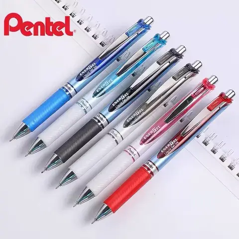 st Pentel BLN75 EnerGel-serien 0,5 mm snabbtorkande gelpennor med nålspets, neutral penna, slät, skolmaterial 10 best sales pentelpenna - №2