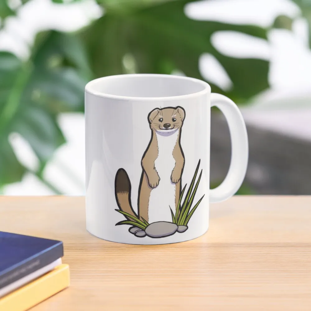 

Friendly Stoat Coffee Mug Custom Mugs Kawaii Cup Cups For Coffee And Tea Tea Cups