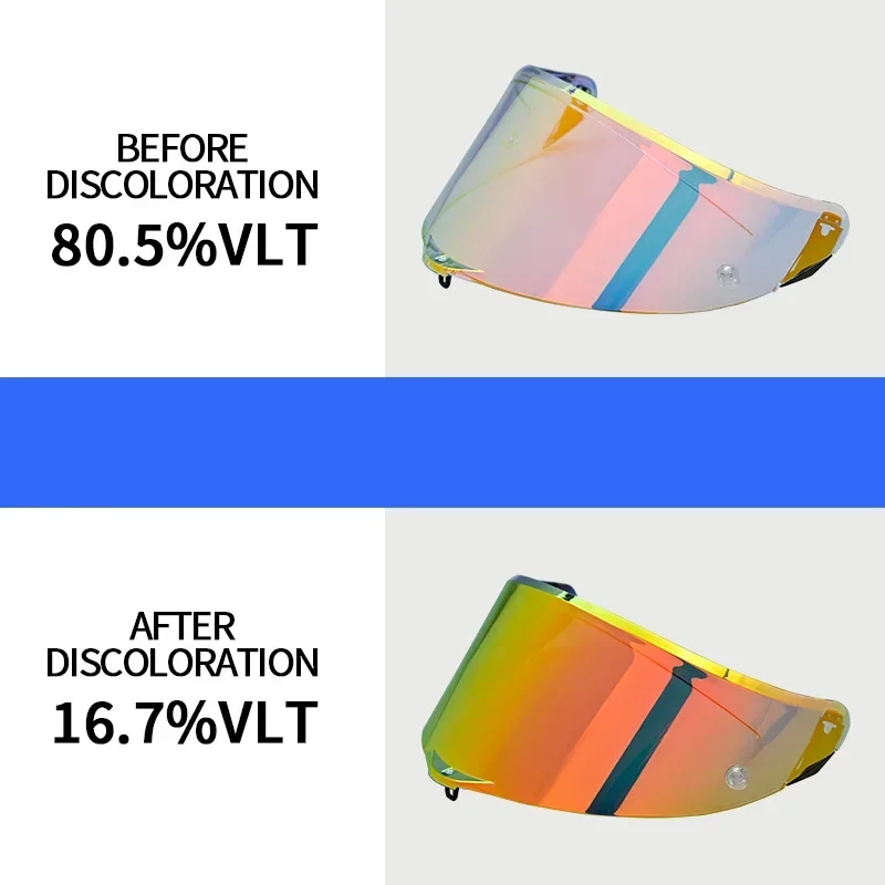 Visor For AGV Pista GP R GP RR Corsa R RACE 3 Photochromic Red Shield Visor Lens Capacete Racing viceras para casco Pista