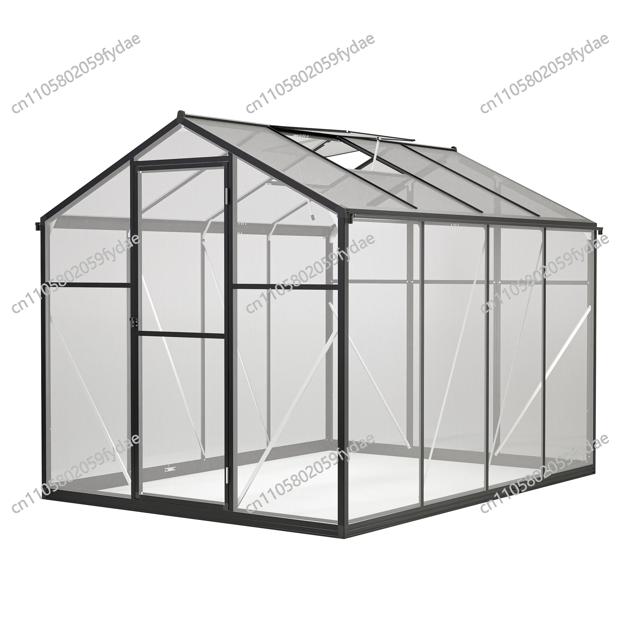 

Polycarbonate Greenhouse for Outdoor Upgraded Heavy Duty Aluminum Frame Walk-in Green House Garden