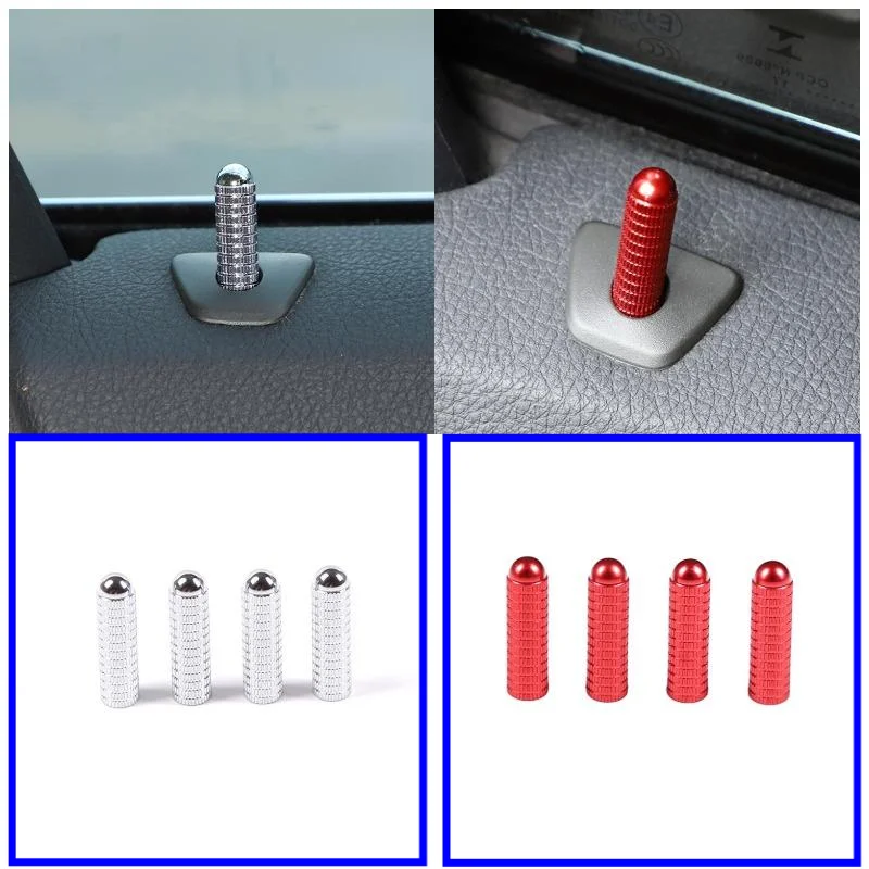 

For BMW X5 X7 G05 G07 G20 G01 G02 1 3 5 7 Series Aluminum Alloy Car Inner Door Bolt Lock Rod Up Down Cover Trim Car Accessories