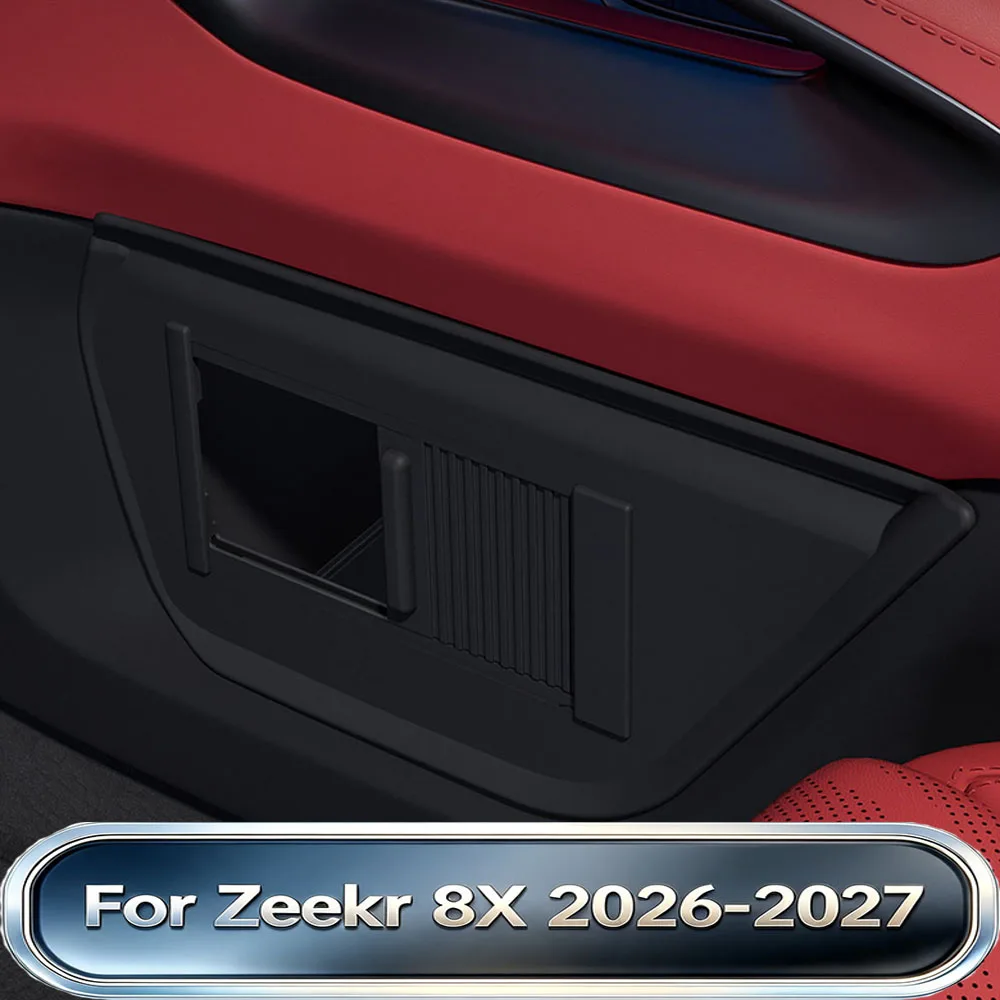 For Zeekr 8X 2026-2027 Car Dedicated Lower Center Console Privacy Divider Roller Shade Storage Box Interior Accessories