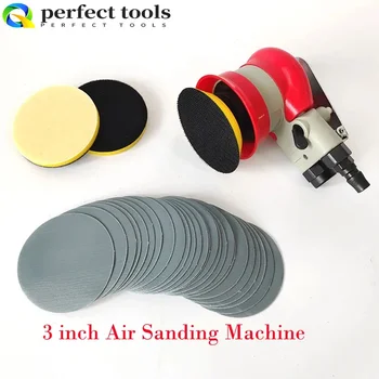 Mini Pneumatic Angle Sander Grinding Mach Polishing Machine 3 inch Air Sander Angle Tools for Car Polisher