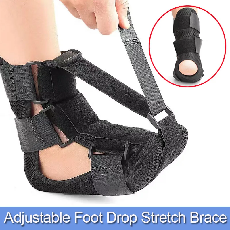 

1Pcs Plantar Fasciitis Night Splint-Adjustable Sponge Padding Ankle Arch Support Stretch Boot-Tendonitis Relief Foot Drop Brace