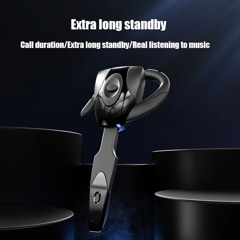 #Wireless Headphones Business Earphones Bluetooth-Compatible Headset Microphone Rechargeable Standby Car Driving Sport Handsfree image 3
