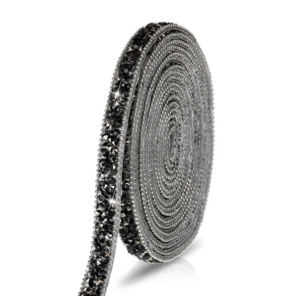 Adesivo autoadesivo con strass di cristallo Adesivo fai da te Nastro con strass di cristallo bling Nastro con diamanti di larghezza 1 cm