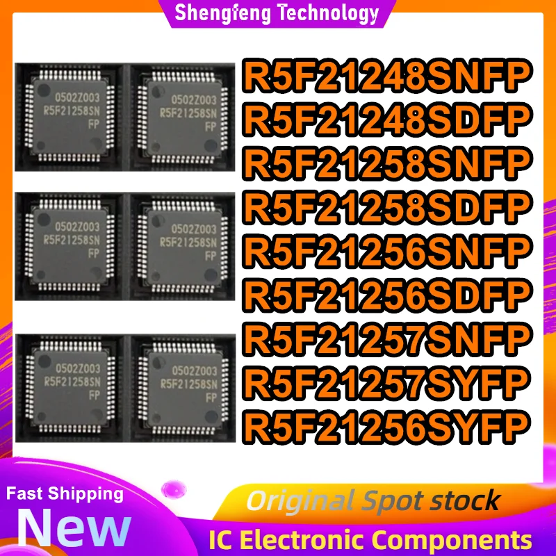Novo original R5F21258SNFP R5F21258SN R5F21258 QFP-52 em estoque circuitos integrados