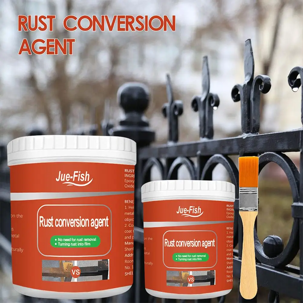 300g Multi-purpose Car Rust Remover Paint For Metal Corrosion Resistant Auto Anti-rust Coating Primer Rust Removal Converte R7F5