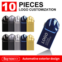 ZSUIT QC 10Pcs USB Flash Drive 2G 4G 8GB Pen Drives 32GB Waterproof Pendrive 64gb Memory Stick Real Capacity Logo U Disk Cle USB