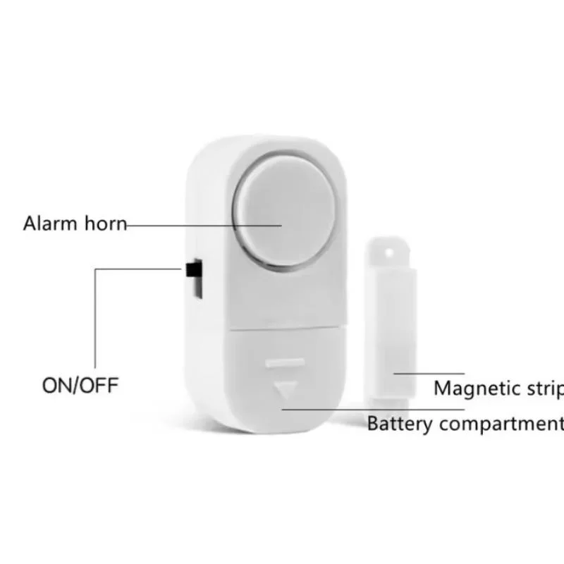 Door Window Burglar Alarm Sensor Wireless Magnetic Control Alarm Home Anti-theft Security Alarm System Door Open Detectors