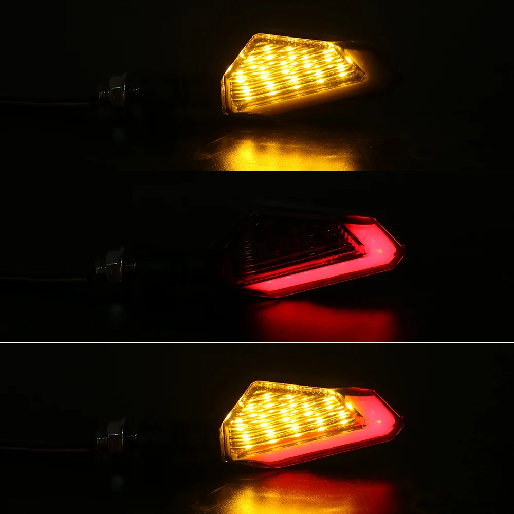 Motorbike Blinker Front Rear Universal Moto Accessories 2Pcs/Set Signal Lamp DC 12V Motorcycle LED Turn Signal Lights