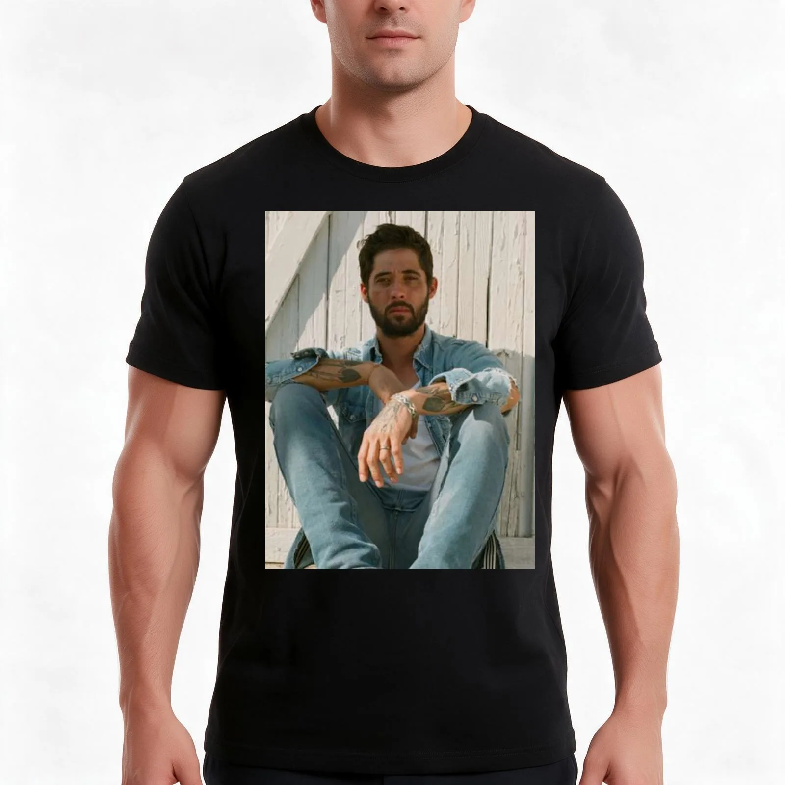 Ryan Bingham Discover Los Angeles T-Shirt, Summer Casual Cotton Tee, Oversized Streetwear Tops, Vintage Graphic Print