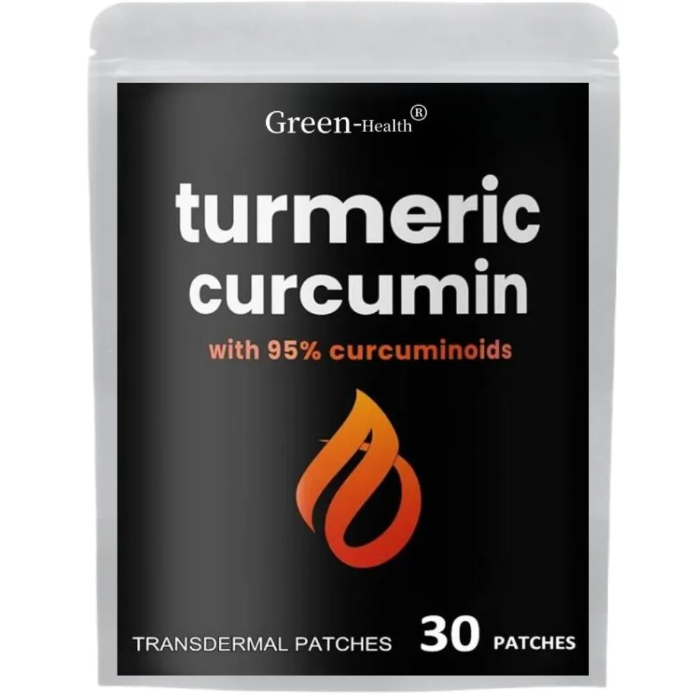 

Turmeric Curcumin Transdermal Patches Joint , Brain, Heart & Immune - 30 Patches One Month Supply