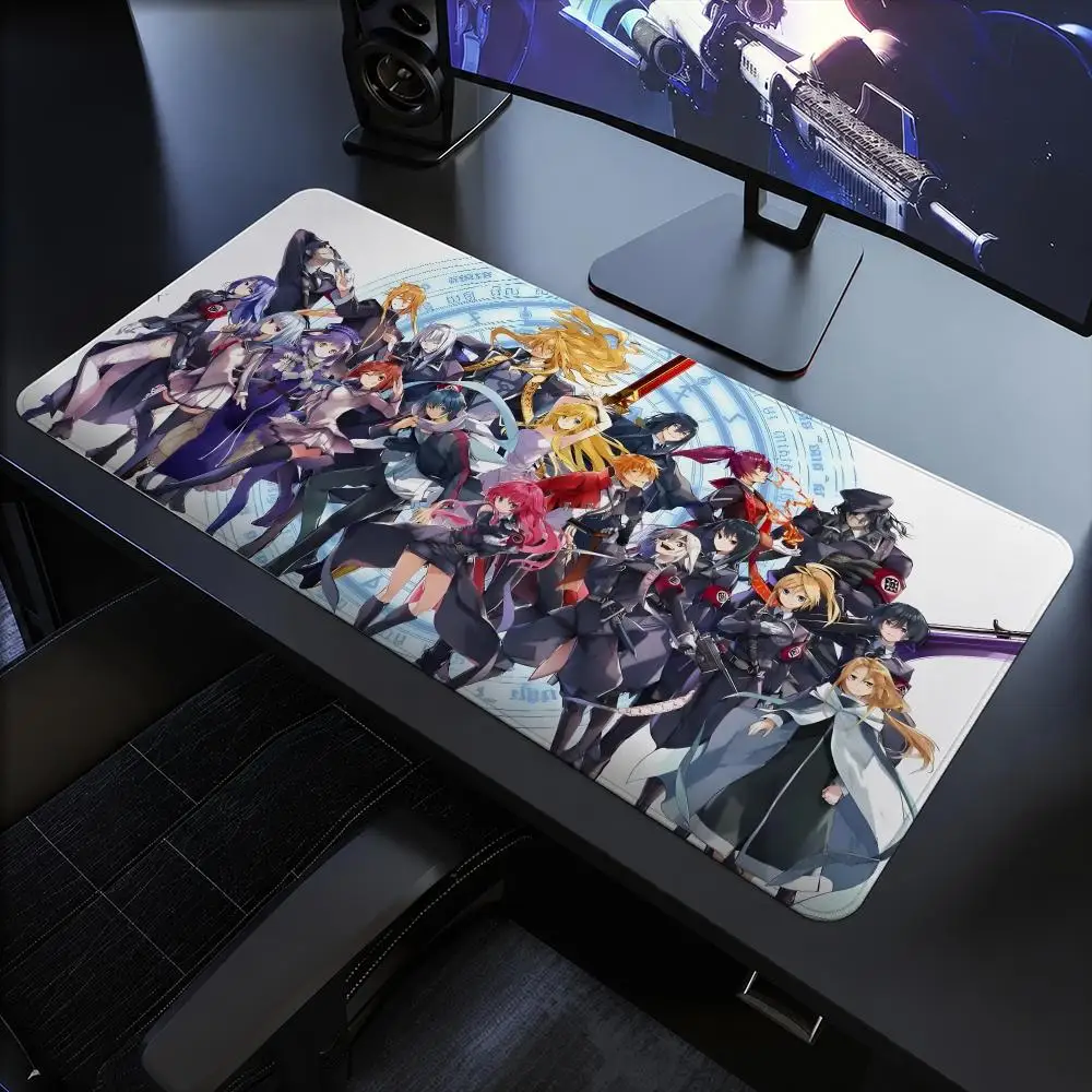 Dies Irae Ren Fujii Mouse Pad Mouse Pad Anti-Slip Rubber Base Extended Desk Mat For Gamers Office Computer Accessories