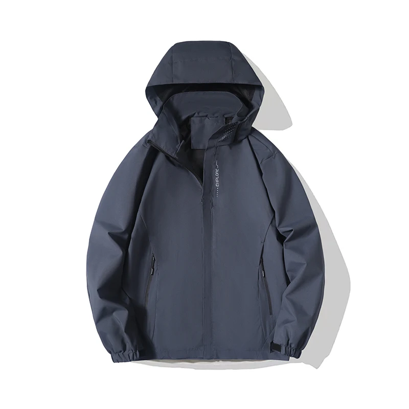 

Новая высококачественная ветрозащитная водонепроницаемая дышащая модная модная весенне-осенняя одежда для альпинизма с капюшоном
