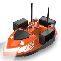 Flytec 802 500M Four Hoppers Dual And Gain Antenna Design Multi-functional Lighting System RC Carp Bait Boat