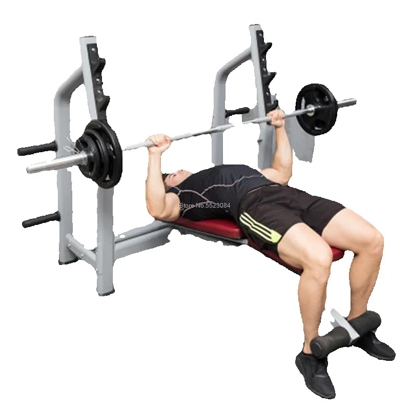 Flat Bench Press Multifunctional Barbell Bed Fitness Professional Barbell Rack Gym Fitness Equipment