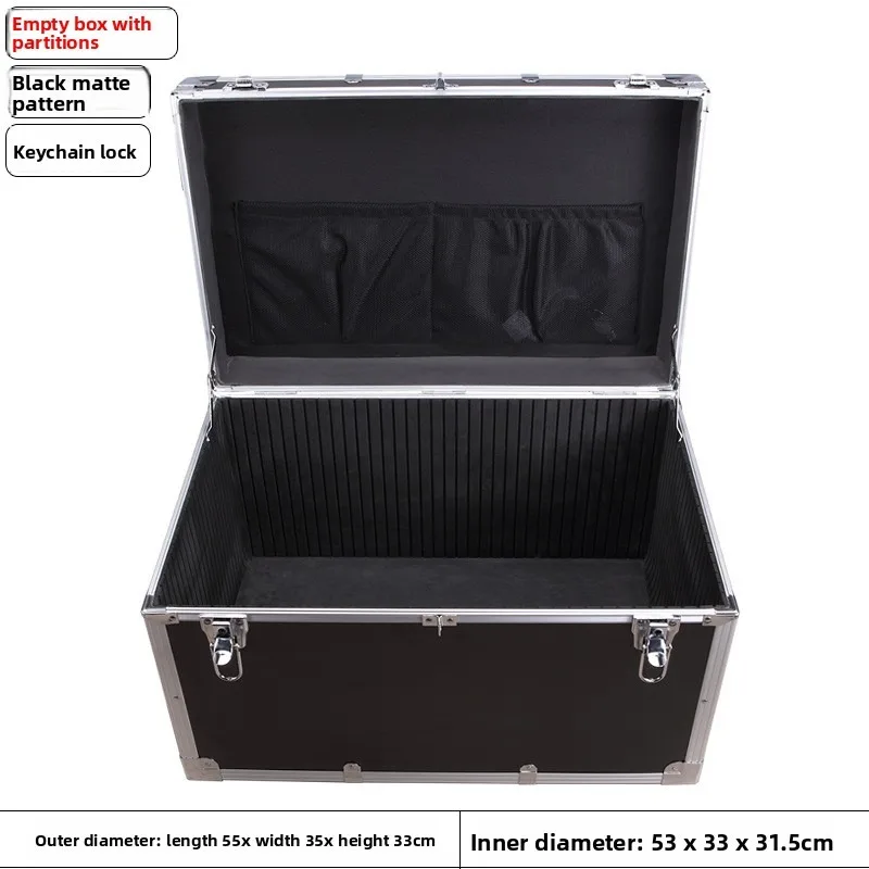 Large Multifunction Aluminum Alloy Tool Box Instrument Equipment Flight Case Built Shelves Tool Case Tools Box Suitcase Tool Box