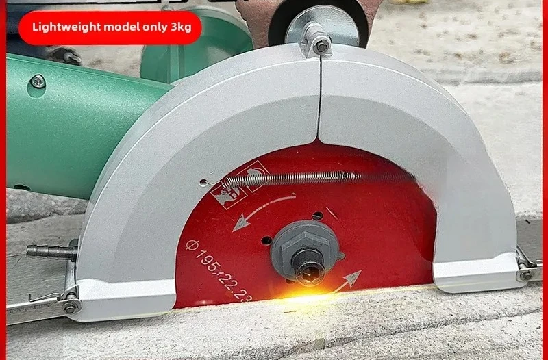 Single-piece brushless cutting and grooving machine 72mm deep 4600W high-power hydropower dust-free grooving machine