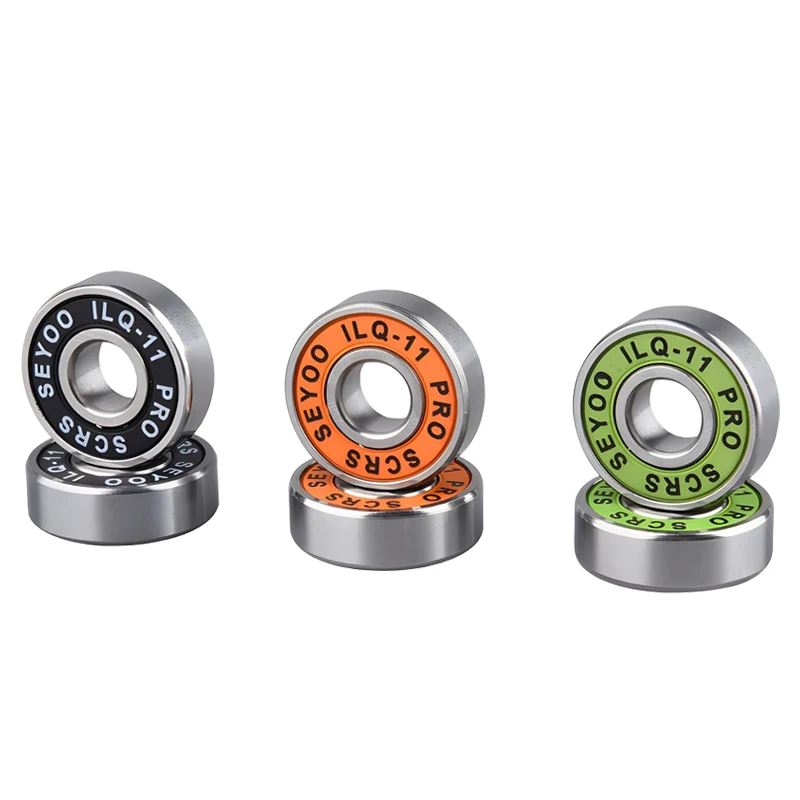 8PC bearings ILQ-11 high-speed bearings are suitable forskateboard long board inline roller skates and ice skates with low noise