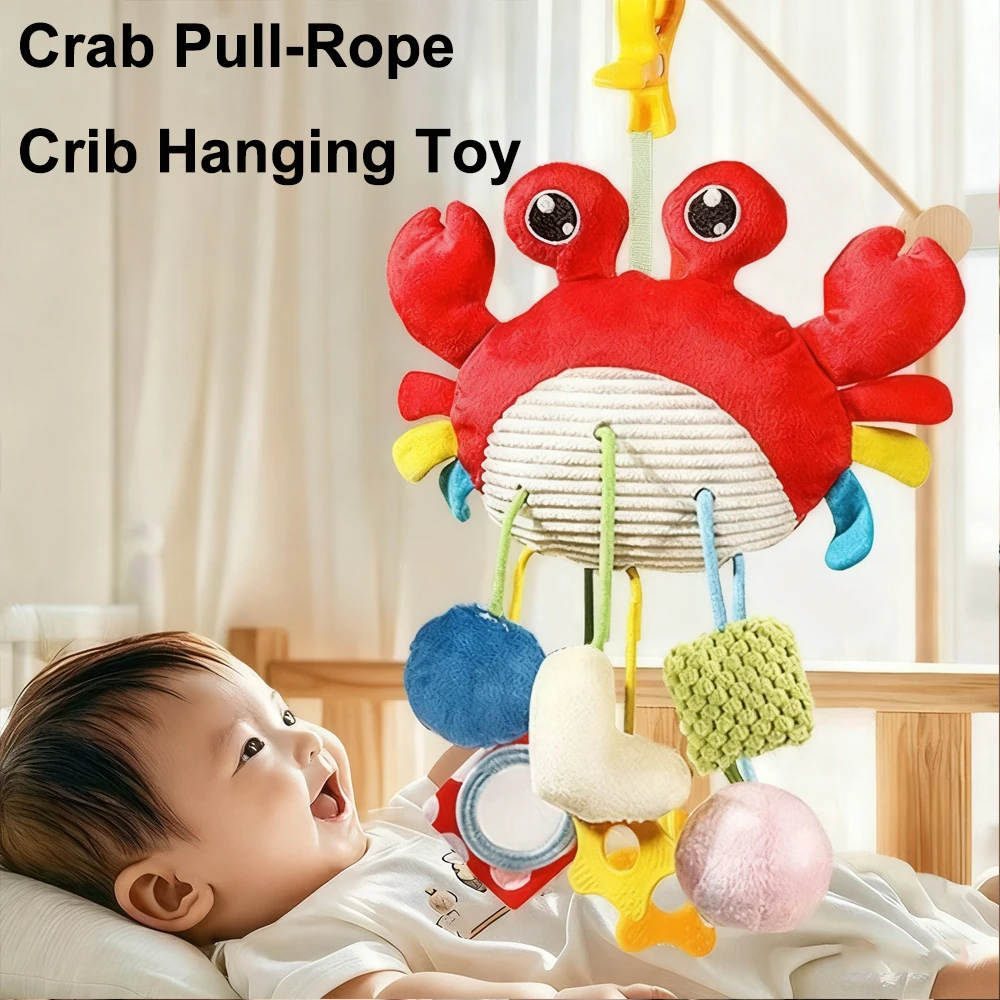 Bett hängender Kordelzug, Jubelspielzeug, Bettglocken-Anhänger, kann geknüpft werden, Kordelzug-Cartoon-Anhänger, Weihnachts- und Geburtstagsgeschenke für Kinder