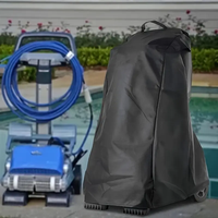 Universal Automatic Swimming Pool Cleaner Cover Robotic Pool Cleaner Caddy Cover 210D Oxford cloth Protective Cover