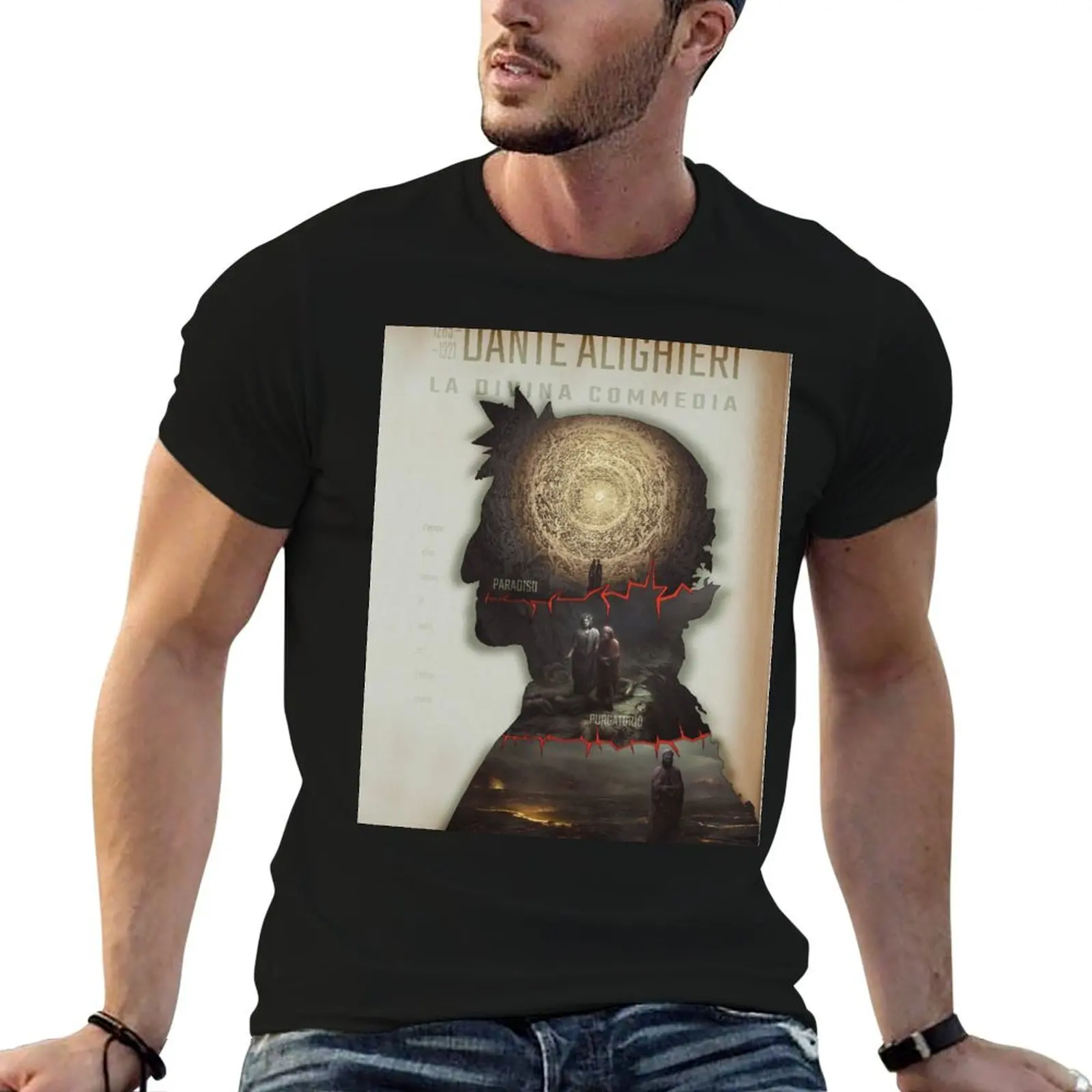 

Dante's Divine Comedy Graphic Poster Design T-Shirt man t shirts graphic anime t shirts for man T-Shirt