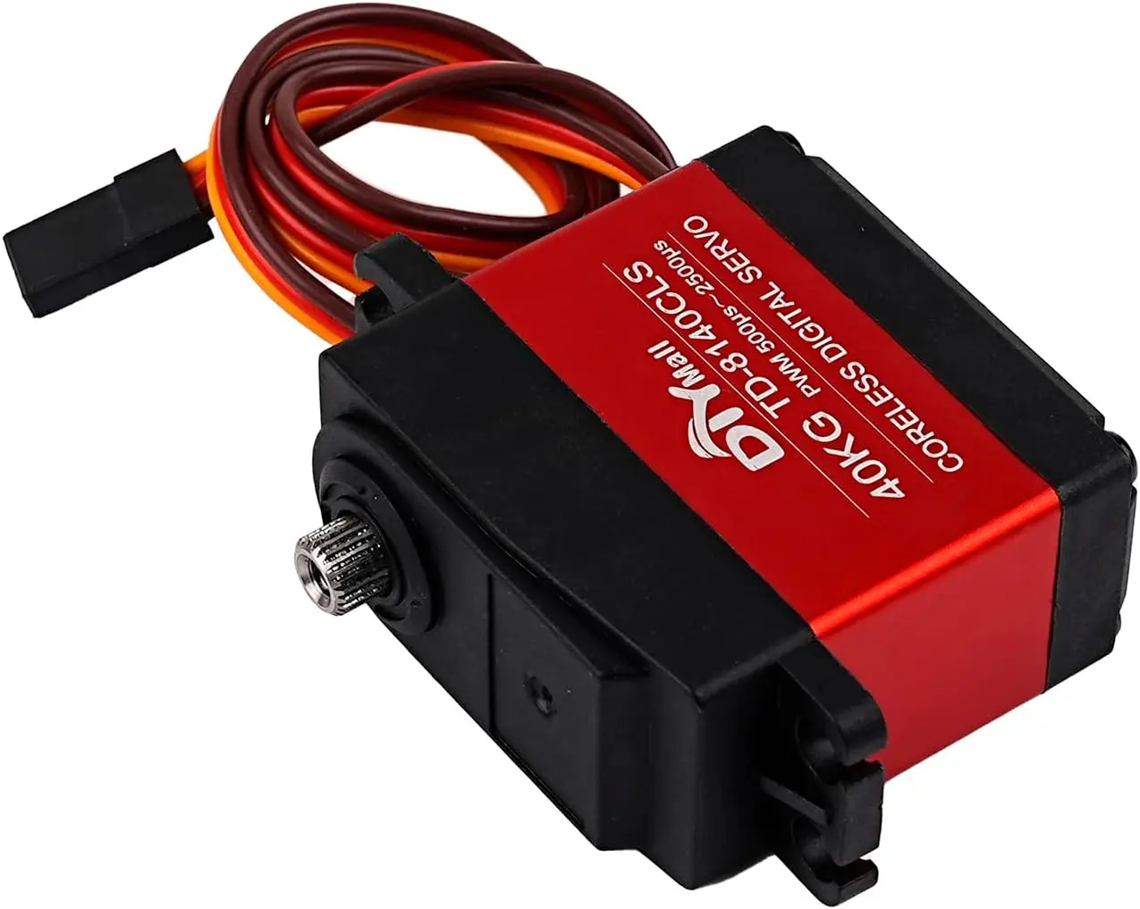 40KG デジタルサーボ 360 度連続回転高電圧高トルクコアレスサーボモーターメタルギア RC カーロボット用