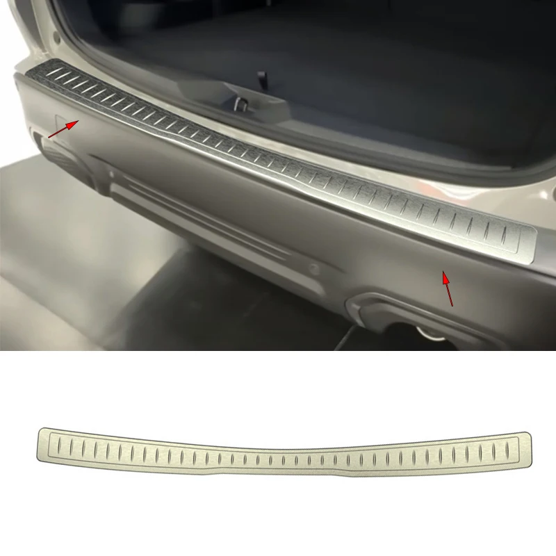 

Подходит для Subaru Forester SL 2025 2026 2027, задний багажник из нержавеющей стали, внешний бампер, защитная крышка, накладка на порог