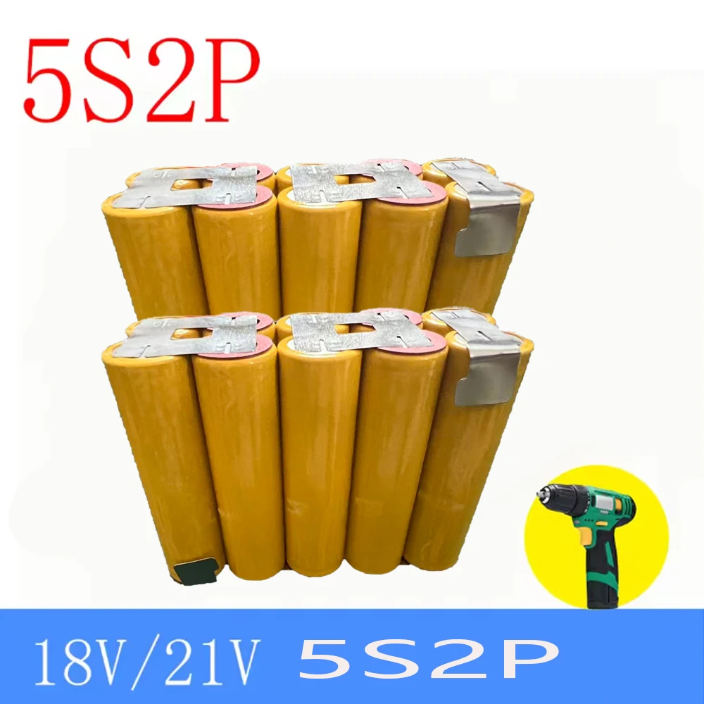 

Customized 18650 battery 5S2P 18V 5000mAh screwdriver electric drill Li-lon battery
