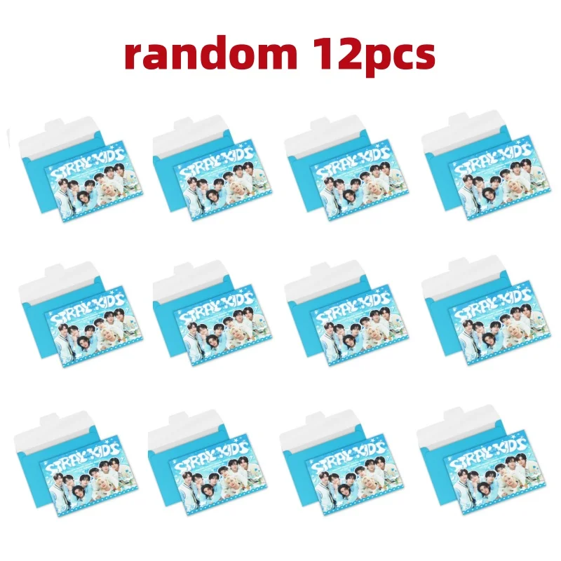 Tarjeta de colección de álbum Stray Kids, caja ciega de tarjeta aleatoria, colección de fans Stray Kids, tarjeta conmemorativa de soporte de ventilador de regalo