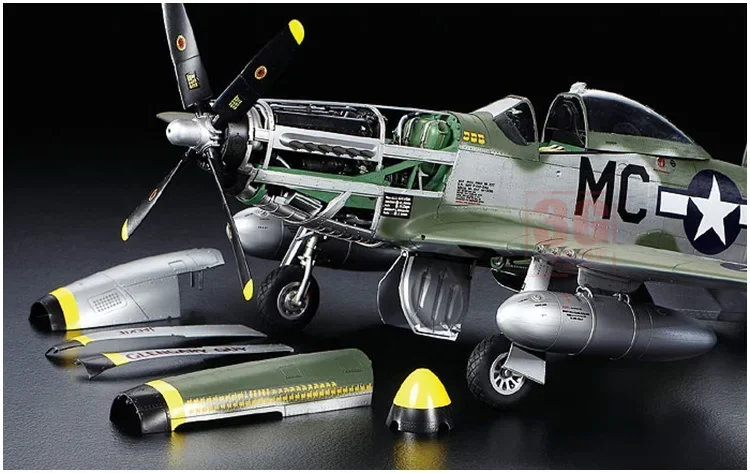 TAMIYA 1/32 60322 North American P-51D Mustang Militarny Model do Składania, Zestaw DIY, Zabawka, Kolekcja, Prezent Urodzinowy