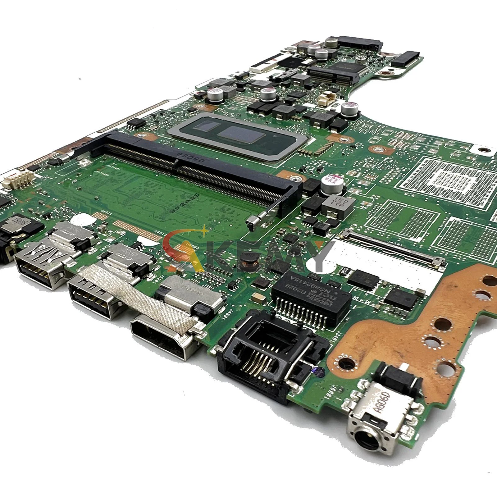 X545fa placa-mãe do portátil para asus vivobook x545fb x545f x545fj x545fa notebook mainboard com 10th gen i3 i5 i7 101% testes ok