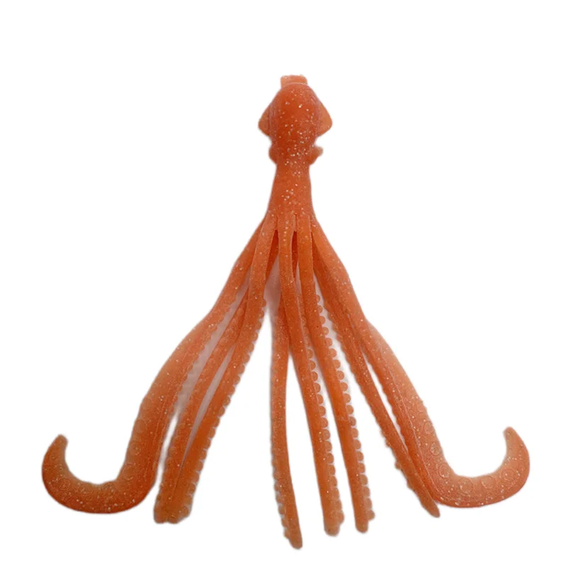 4Pcs*10cm 3.5g Fishing squid skirts tpe swim bait fishing lures soft octopus lure