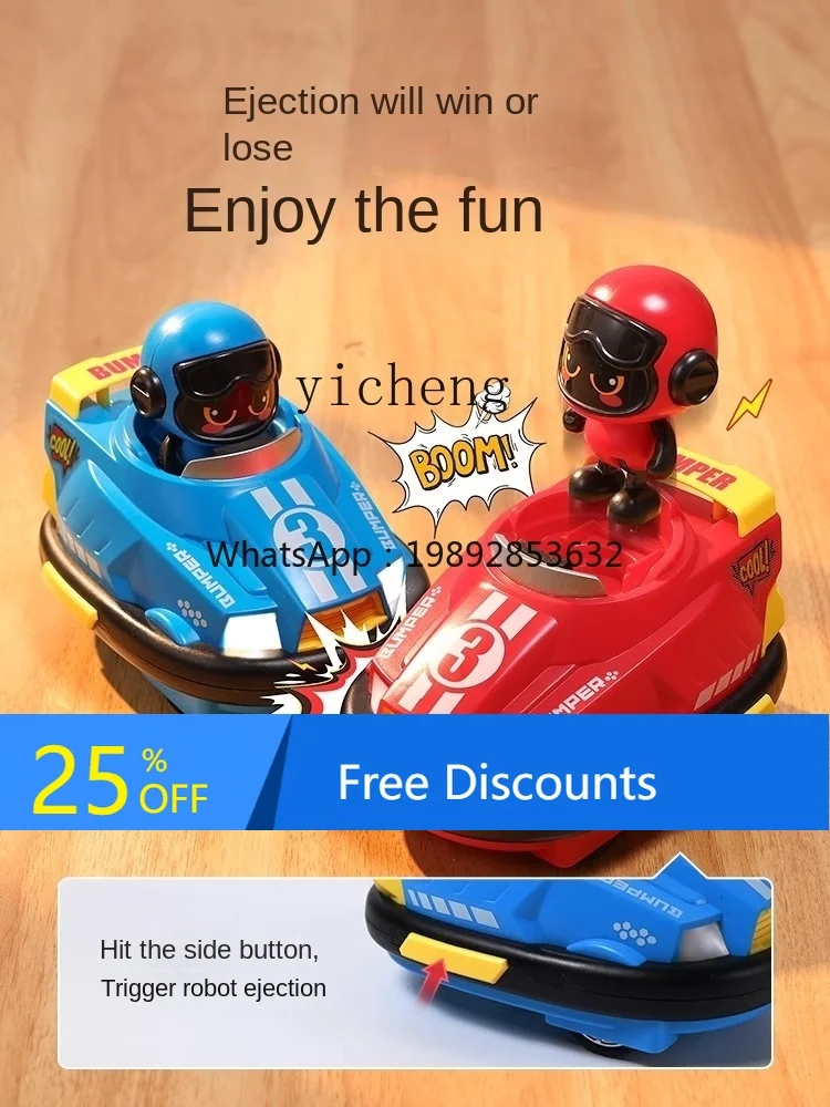 

AH Remote Control Bumper Car Birthday Gift for Boy Parent-Child Double Battle Children Remote Control Car