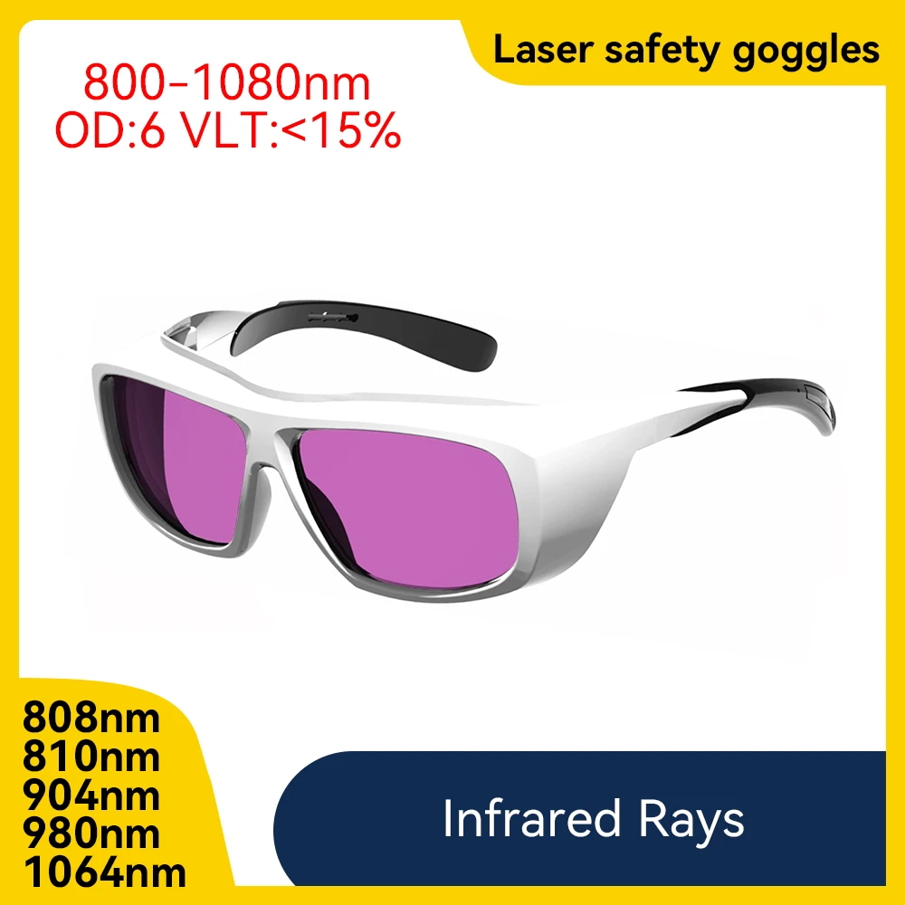 protection laser LASER FOR laser protection glasses 800-1080nm OD6 808nm 1064nm laser protection glasses Laser safety glasses
