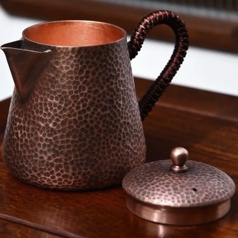 

The Old-style Thickened Copper Teapot Pure Copper HomeSide Teapot Handmade Retro Electric Pottery Stove