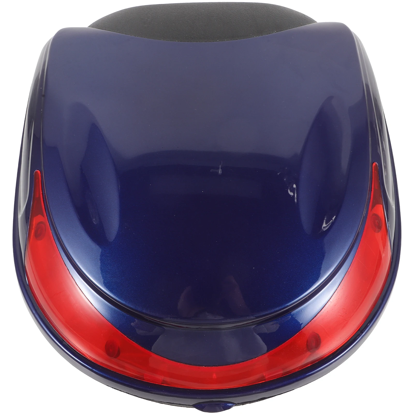 

Electric Motorcycle Trunk Scooter Luggage Box Large Capacity Blue Color Waterproof Dustproof Storage Case Rear Tail Bag